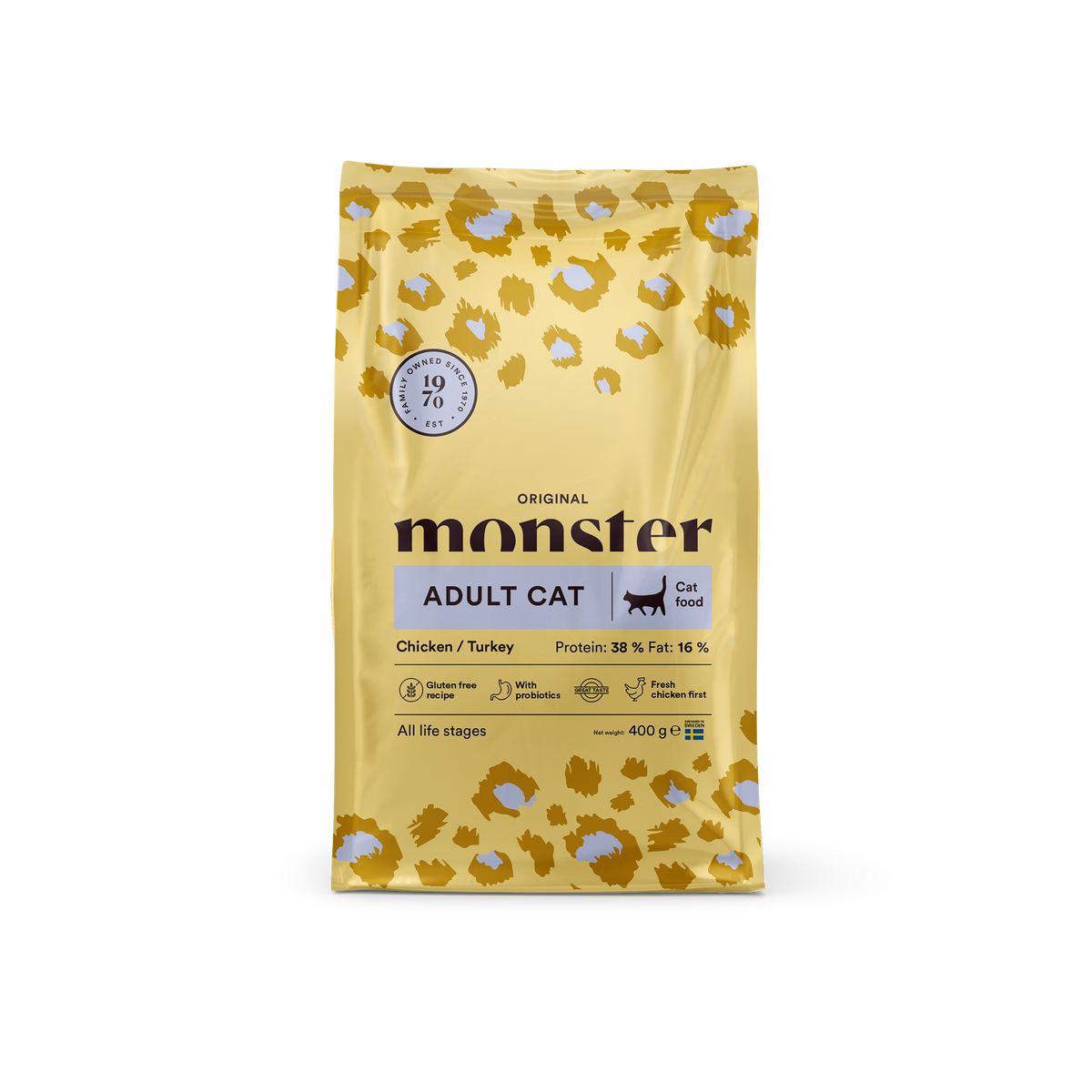 Monster Cat Original Adult Chicken-Turkey kissalle 400 g