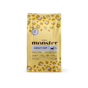 Monster Cat Original Adult Chicken-Turkey kissalle 400 g
