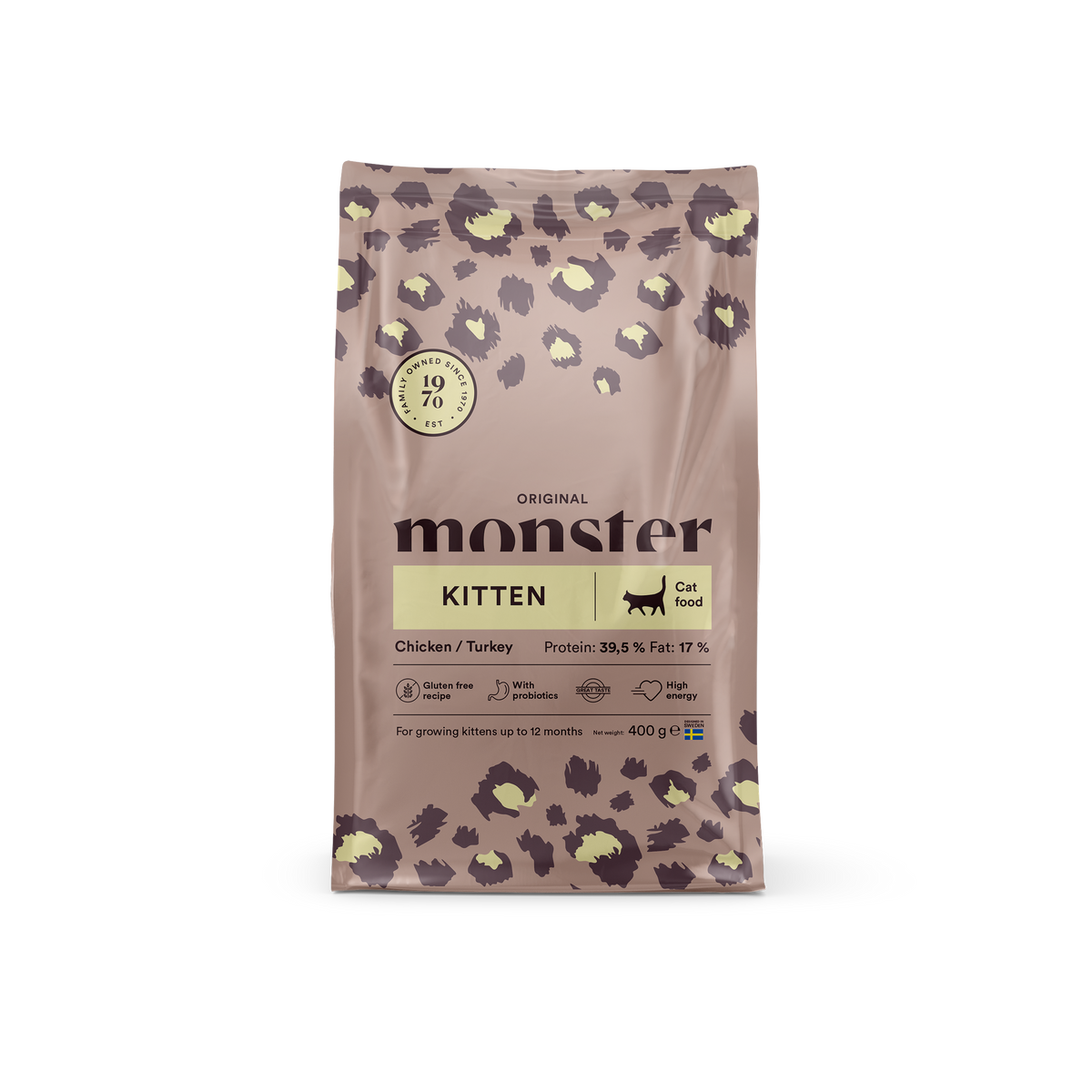 Monster Cat Original Kitten Chicken-Turkey kissalle 400 g