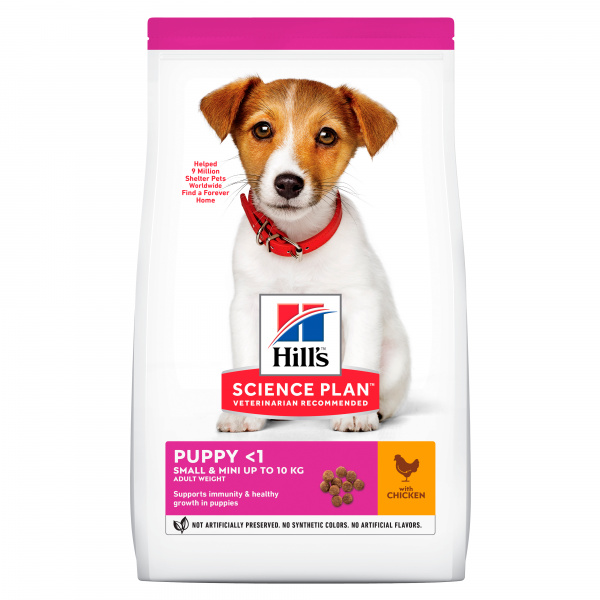 Hill's SP Puppy Small & Mini with Chicken koiralle 1,5 kg