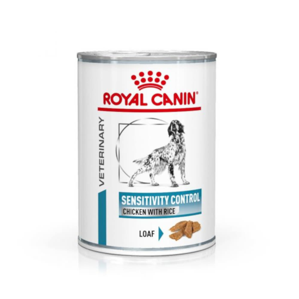 Royal Canin Veterinary Diets Derma Sensitivity Control Chicken säilykepurkki koiran märkäruoka 12 x 410 g