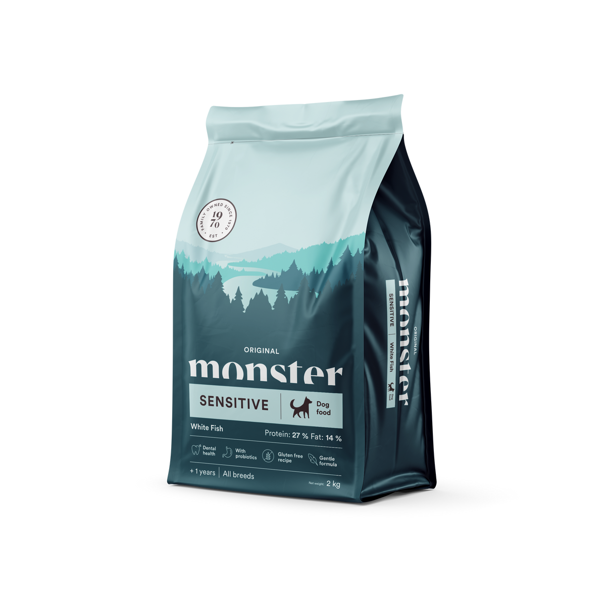 Monster Dog Original Adult Sensitive White Fish koiralle