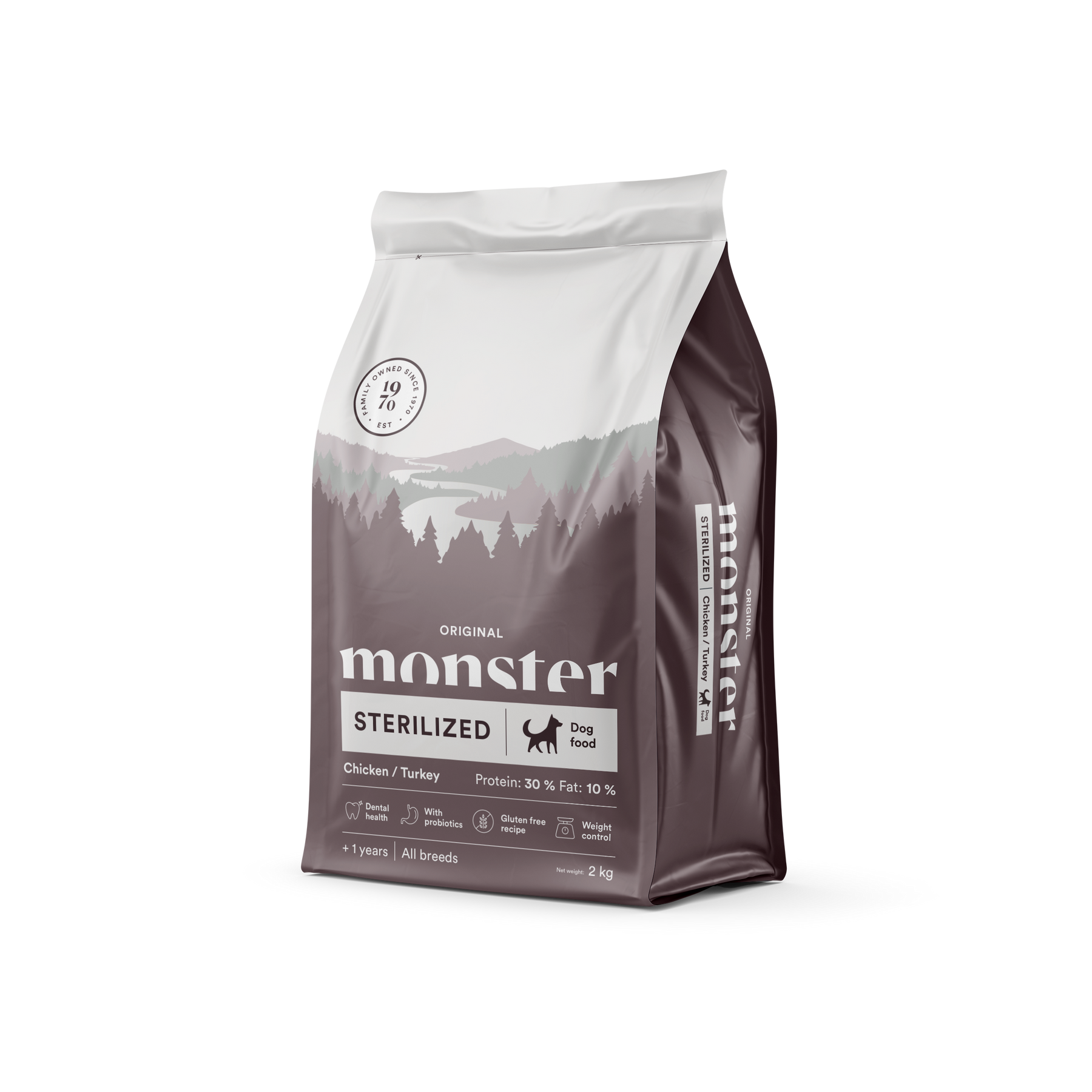 Monster Dog Original Sterilized Chicken-Turkey koiralle