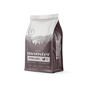 Monster Dog Original Sterilized Chicken-Turkey koiralle