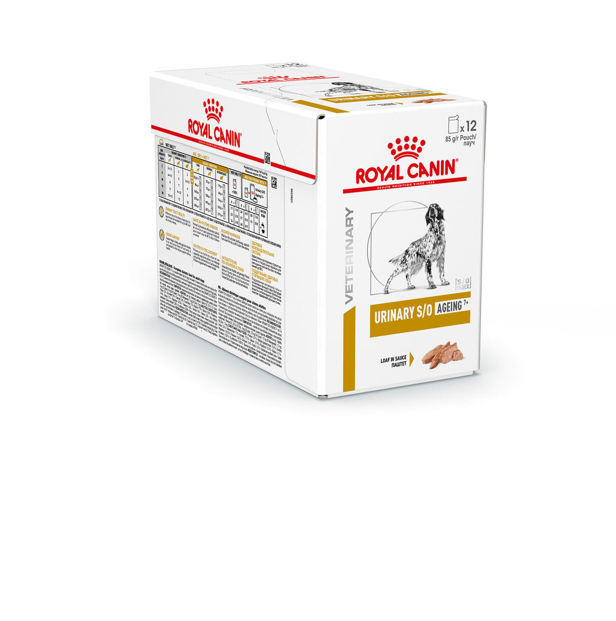 Royal Canin Veterinary Diets Urinary S/O Ageing 7+ annospussi koiran märkäruoka 12 x 85 g