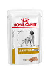 Royal Canin Veterinary Diets Urinary S/O Ageing 7+ annospussi koiran märkäruoka 85 g MAISTELUPAKKAUS