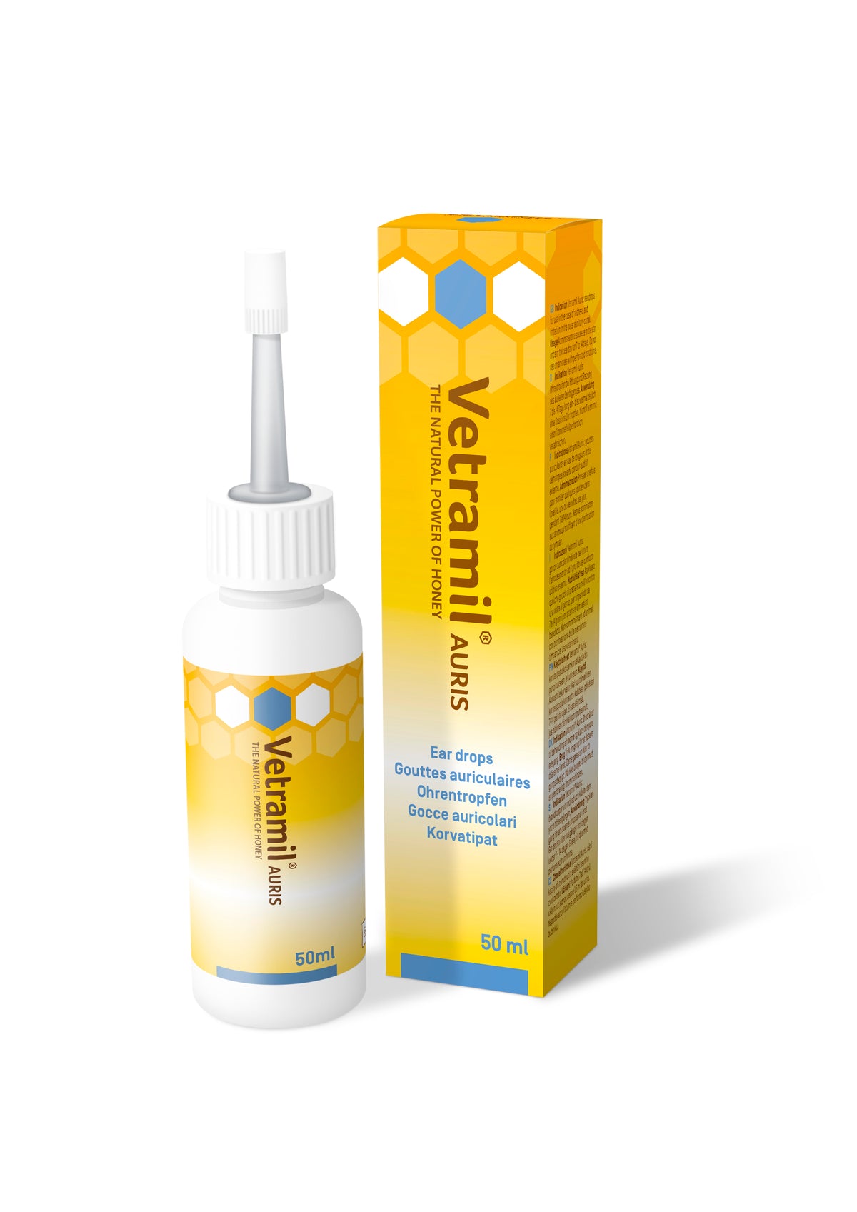 Vetramil Auris korvatippa kissalle ja koiralle 50 ml