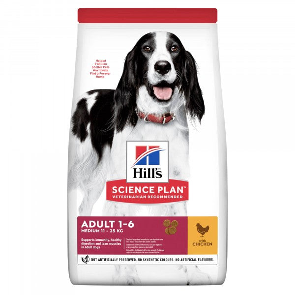 Hill's SP Adult Medium with Chicken koiralle 2,5 kg