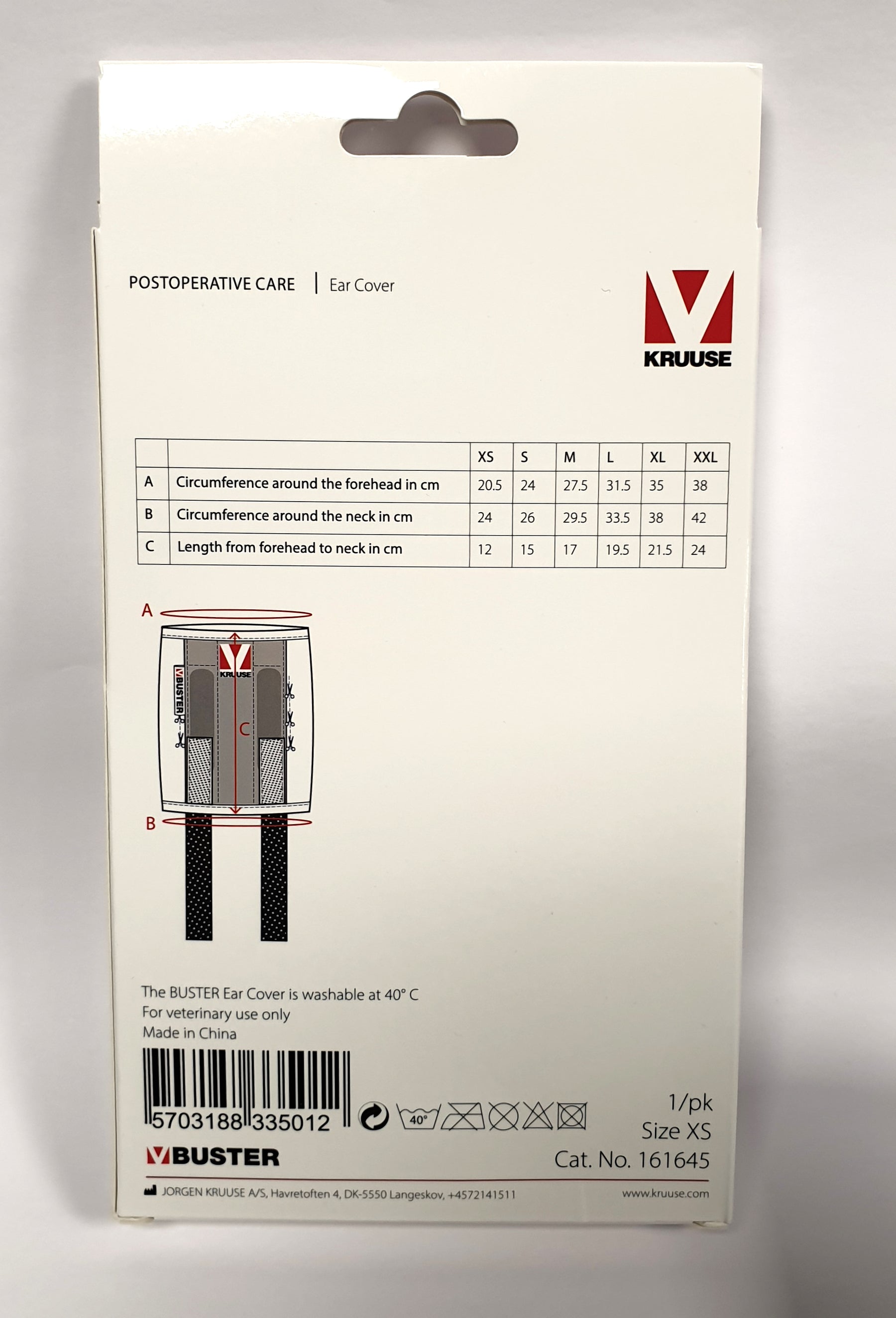 Buster Ear Cover korvasuoja koiralle XS