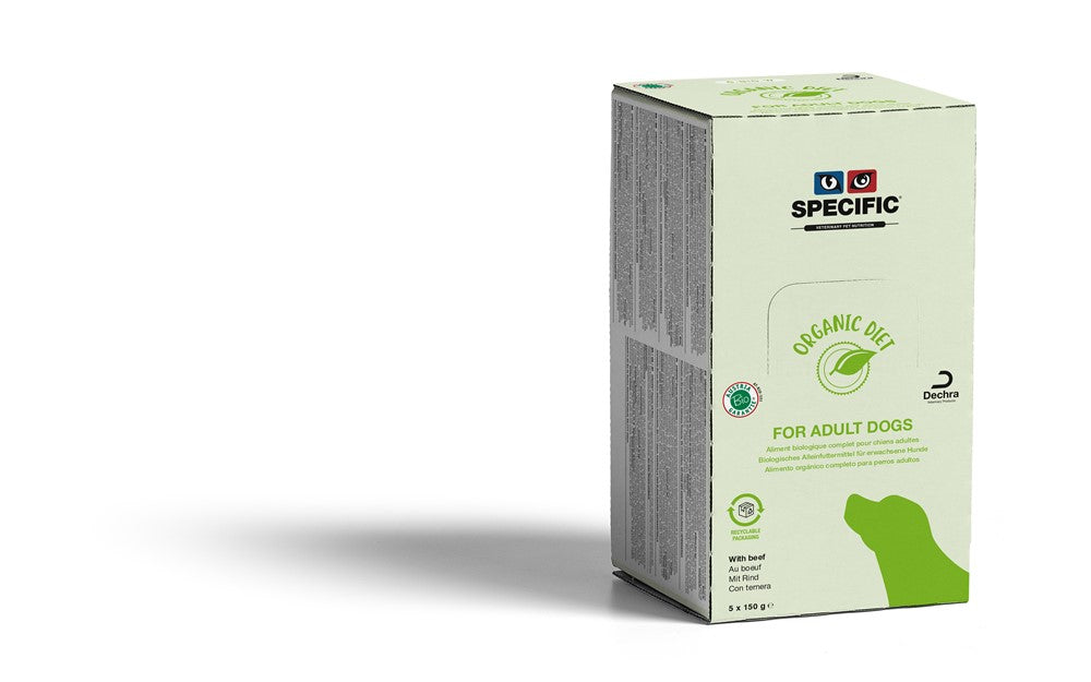 Specific C-BIO-W Organic with beef koiralle 150 g MAISTELUPAKKAUS