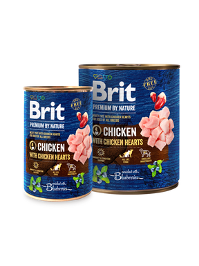 Brit Premium by Nature Kana-sydän koirille