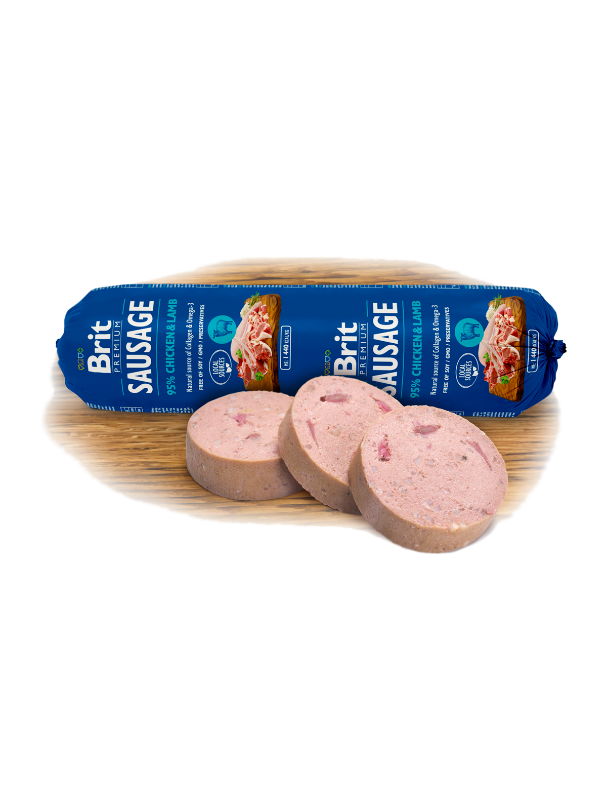 Brit Premium Kana-lammas koiranmakkara 800 g