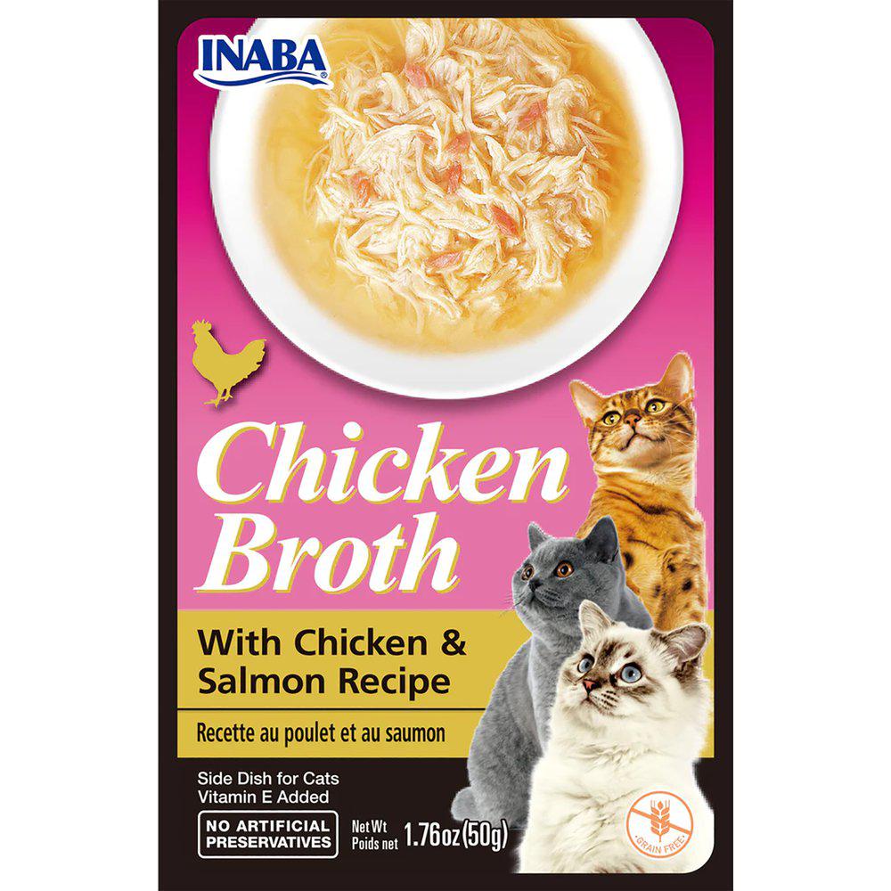 Ciao Chicken broth with chicken & salmon kissalle 12 x 40 g