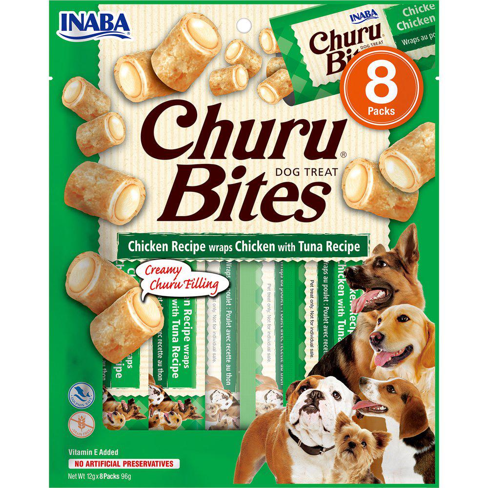 Churu Bites kana-tonnikala koiralle 8 x 12 g