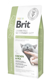 Brit Diabetes Chicken & Pea kissalle 5 kg RIKKOONTUNUT