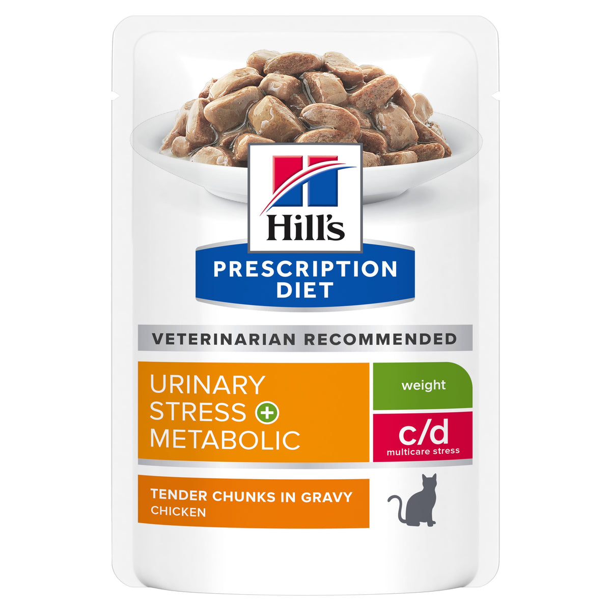 Hill's c/d Urinary Stress + Metabolic kissalle 85 g MAISTELUPAKKAUS PÄIVÄYSTARJOUS