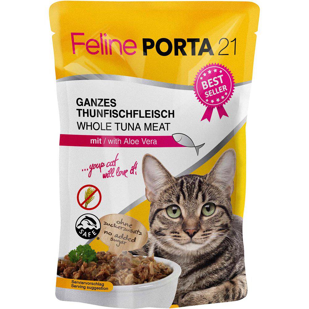 Feline Porta 21 Tonnikala & Aloe Vera 100 g MAISTELUPAKKAUS