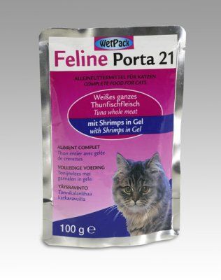 Feline Porta 21 Tonnikala & Katkarapu 100g PÄIVÄYSTARJOUS