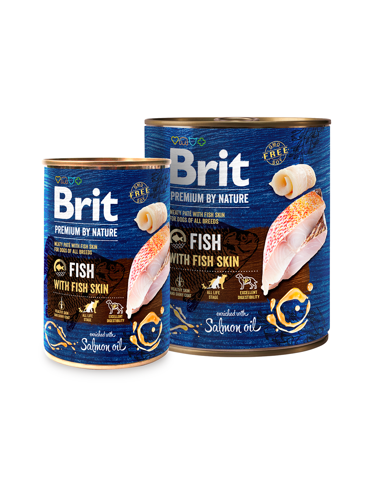 Brit Premium by Nature Kala-kalannahka koirille 6 x 400 g