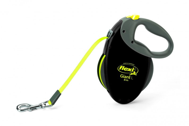 Flexi Giant L/50 kg 8 m nauha musta-neon