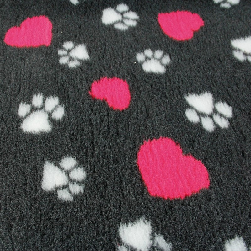Foxy Fur makuualusta tummanharmaa hertta 100 cm x 75 cm