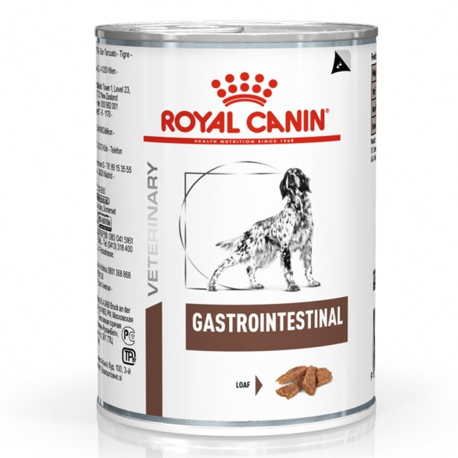 Royal Canin Veterinary Diets Gastrointestinal Loaf säilykepurkki koiran märkäruoka 400 g MAISTELUPAKKAUS