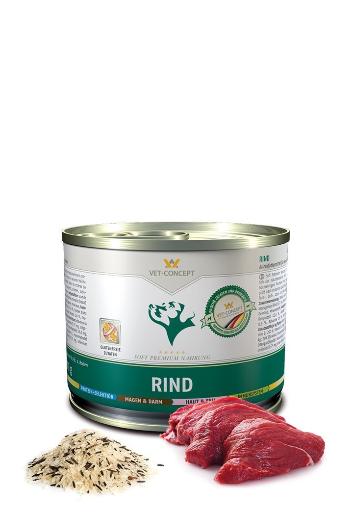 Vet Concept Koiramenu Rind Nauta