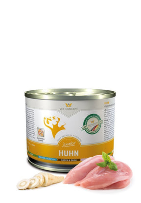 Vet Concept Koiramenu Huhn Junior Kana