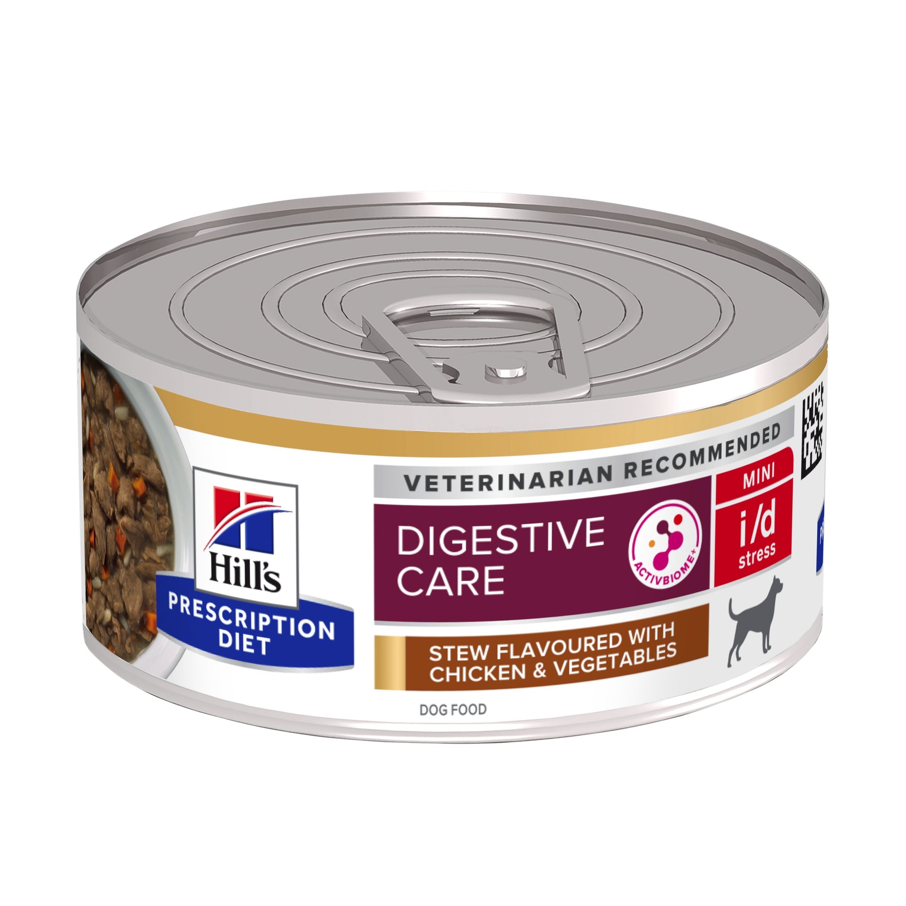 Hill's i/d Digestive Care Stress Mini with Chicken & Vegetables muhennos koiralle 156 g MAISTELUPAKKAUS