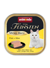 Animonda Vom Feinsten Mildes Menu kalkkuna & juusto kissalle 100 g MAISTELUPAKKAUS
