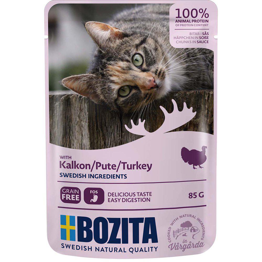Bozita kalkkunaa kastikkeessa kissalle 85 g