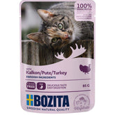 Bozita kalkkunaa kastikkeessa kissalle 85 g