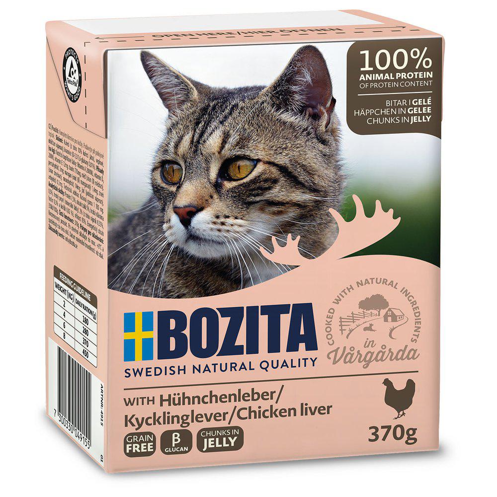Bozita kananmaksaa hyytelössä kissalle 6 x 370 g
