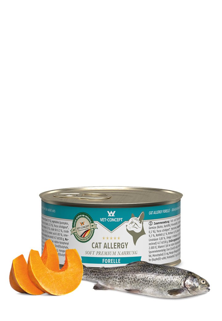 Vet Concept Kissamenu Allergy Forelle Taimen 6 x 100 g