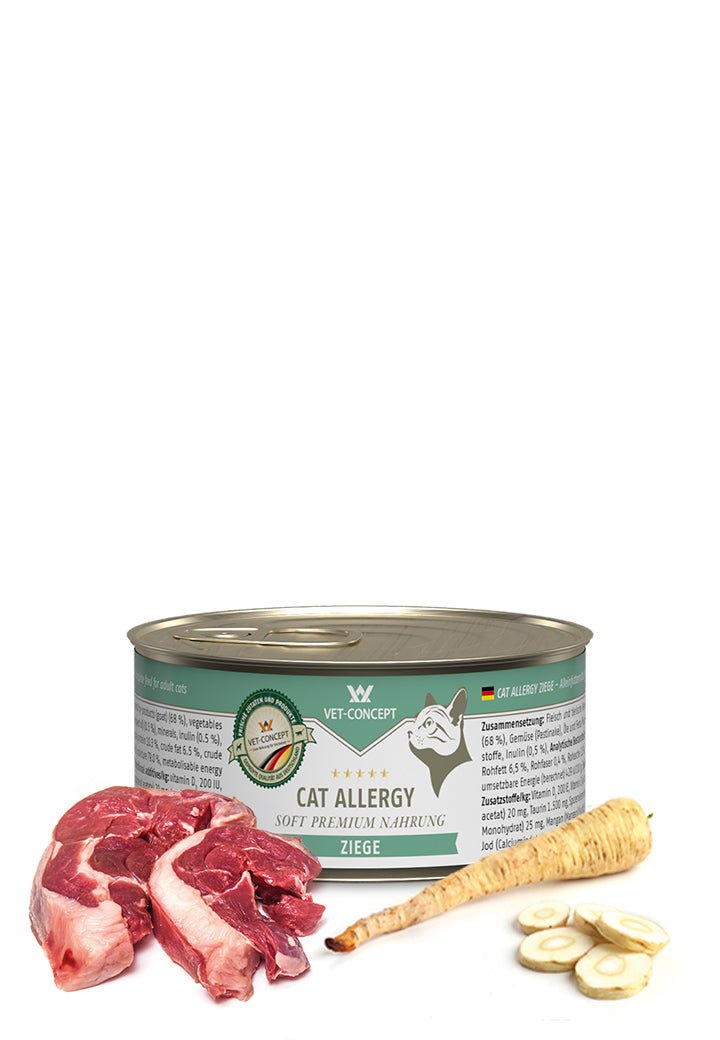 Vet Concept Kissamenu Allergy Ziege Vuohi 6 x 100 g