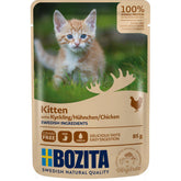 Bozita Kitten kanaa kastikkeessa kissalle