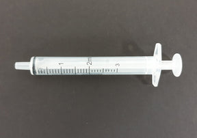 Steriili lääkeruisku kumimännällä luer slip -kärjellä 2-3 ml 100 kpl