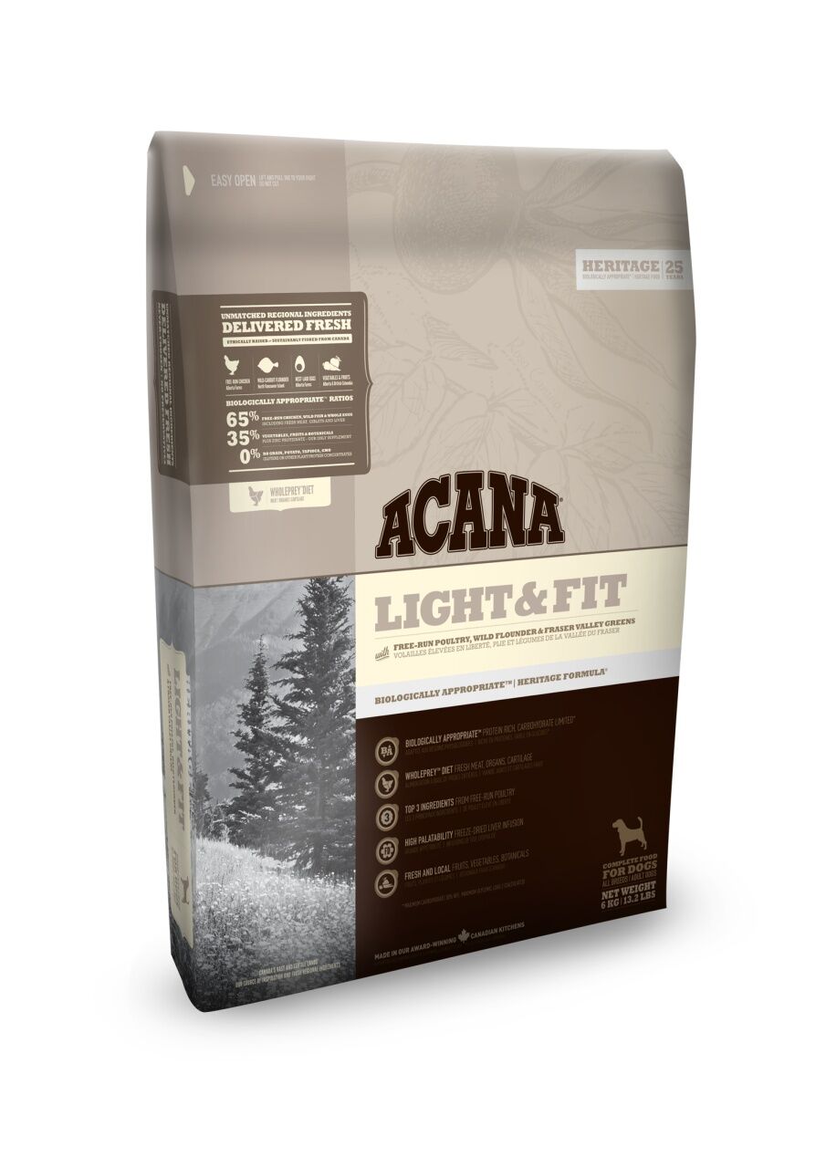 Acana Light & Fit koiralle