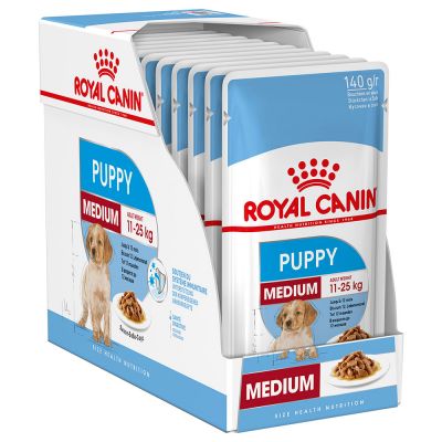 Royal Canin Medium Puppy koiralle 10 x 140 g