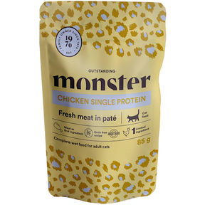 Monster Cat Pouches Adult Chicken kissalle 85 g MAISTELUPAKKAUS