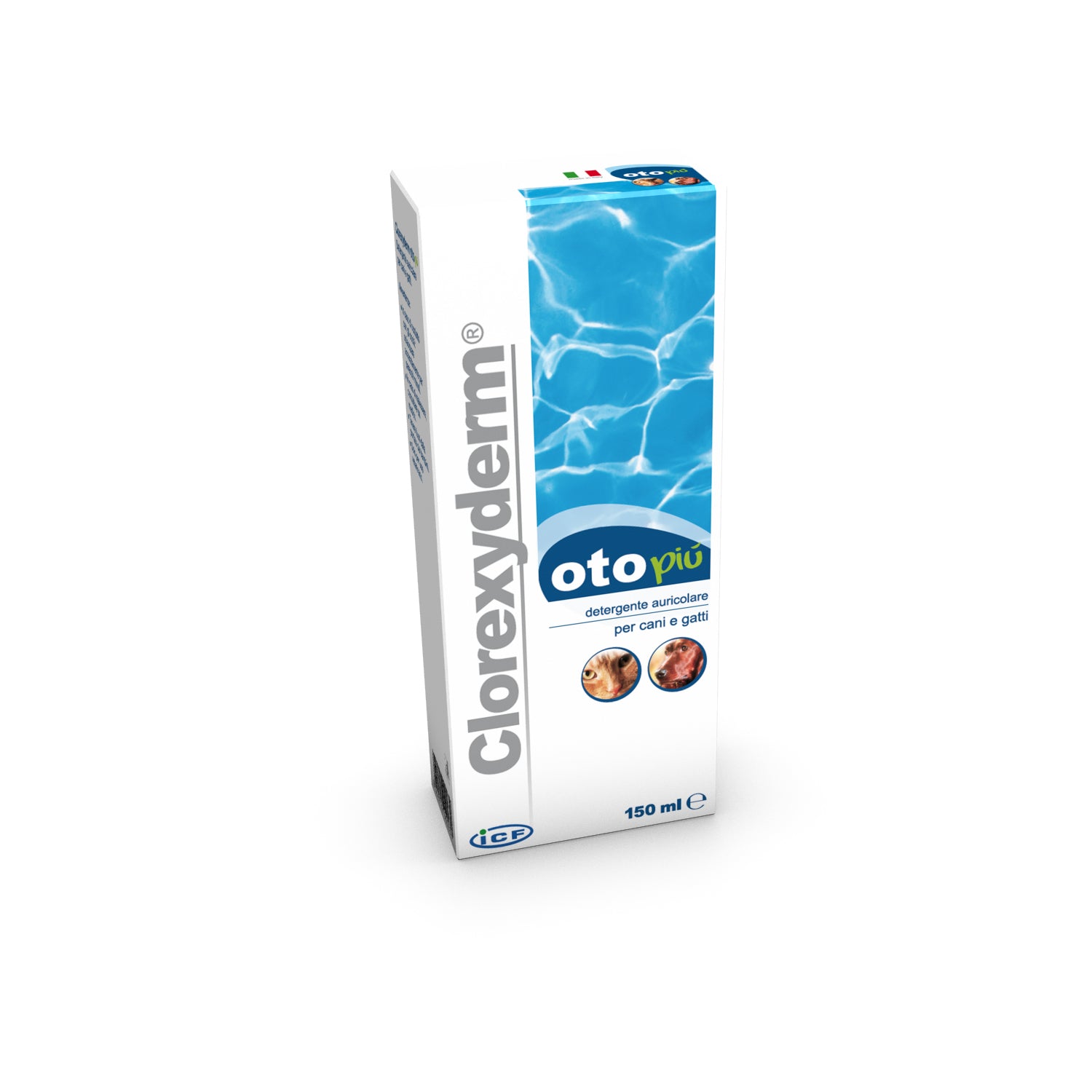 Clorexyderm Oto Piu korvapuhdiste kissalle ja koiralle 150 ml