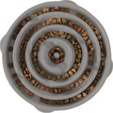 Outward Hound Fun Feeder Slo-bowl ruokakuppi harmaa L