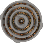 Outward Hound Fun Feeder Slo-bowl ruokakuppi harmaa