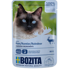 Bozita poroa kastikkeessa kissalle