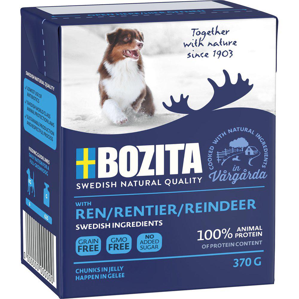 Bozita poronpaloja hyytelössä koiralle 370 g