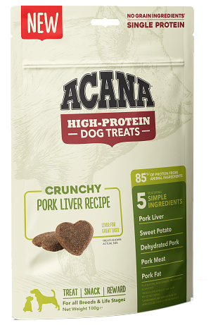 Acana Crunchy Treat possu koiran makupala 100 g PÄIVÄYSTARJOUS