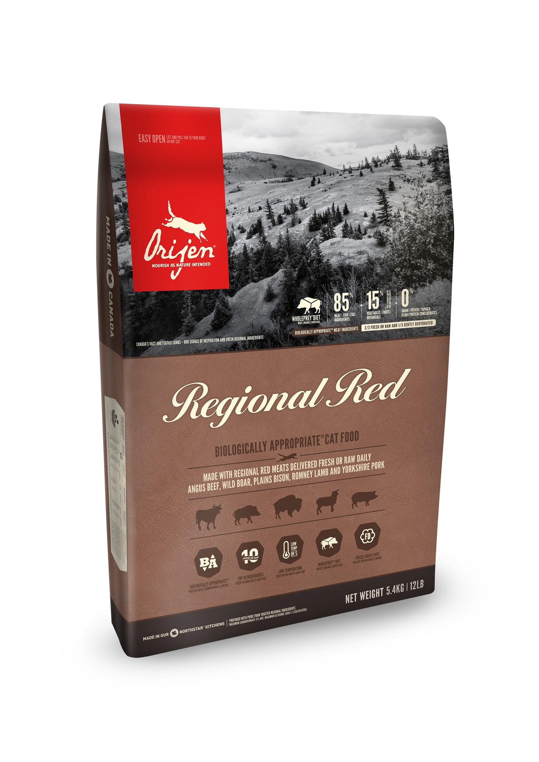 Orijen Regional Red kissalle 1,8 kg PÄIVÄYSTARJOUS