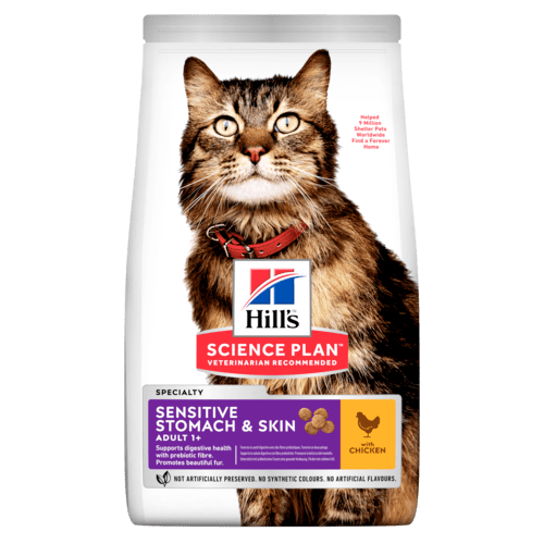 Hill's SP Adult Sensitive Stomach & Skin with Chicken kissalle