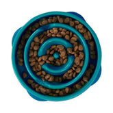 Outward Hound Fun Feeder Slo-bowl ruokakuppi turkoosi M