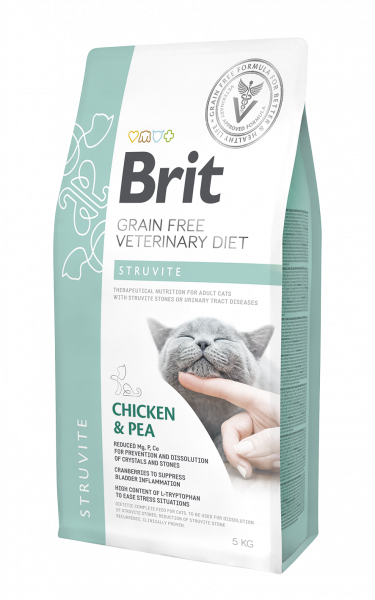 Brit Struvite Chicken & Pea kissalle 5 kg